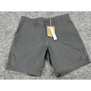 Toad & Co Men's 32x8 Mission Ridge Shorts Chino Gray Vintage Wash - NEW